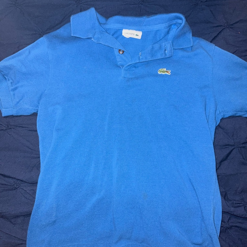 Lacoste Blue Polo Shirt Classic Design